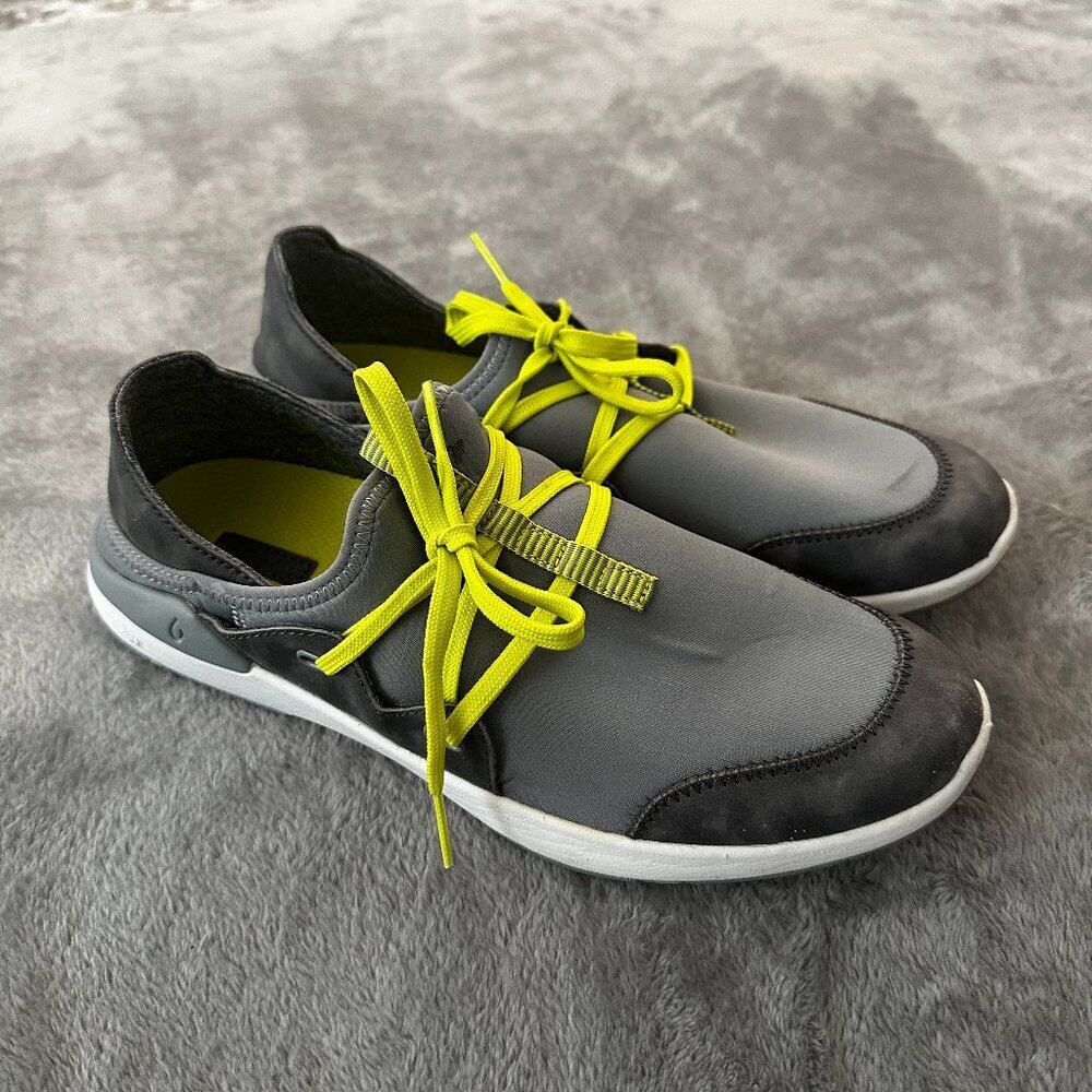 Olukai Miki Li Sneakers Shoes Gray Women's size 39 US 9